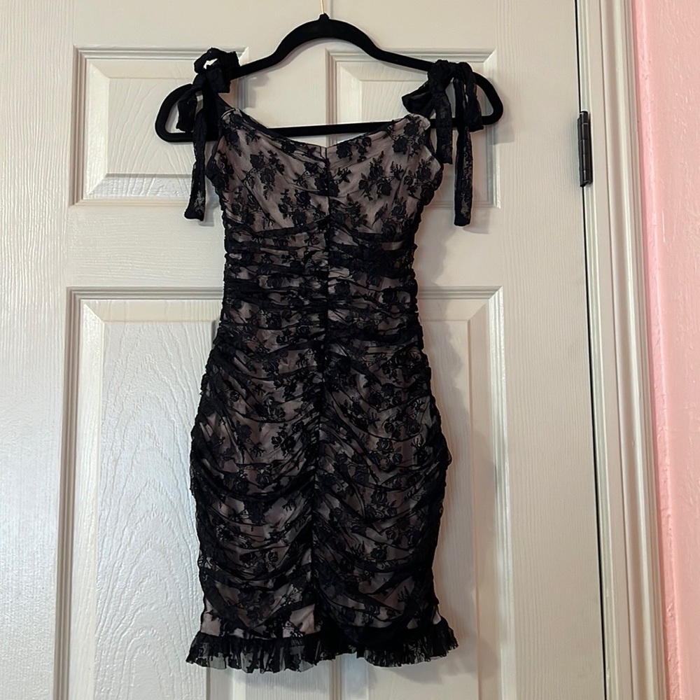 Lulus black and white dress